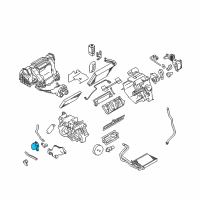 OEM Nissan Cube Air Mix Actuator Assembly Diagram - 27732-1FC0A