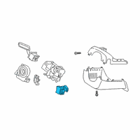 OEM Lincoln Aviator Wiper Switch Diagram - LC5Z-17A553-AA