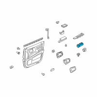 OEM 2008 Honda Ridgeline Switch (Graphite Black) Diagram - 35750-SJC-A04ZC