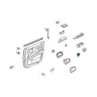 OEM 2006 Honda Ridgeline Switch Assembly, Remote Control Mirror (Graphite Black) Diagram - 35190-SJC-C01ZC