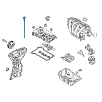 OEM 2020 Toyota Yaris Dipstick Diagram - 15301-WB001