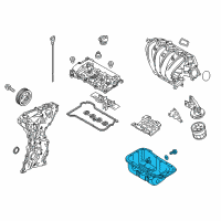 OEM 2019 Toyota Yaris Oil Pan Diagram - 12101-WB002