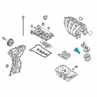 OEM Toyota Yaris iA Filter Housing Gasket Diagram - 15691-WB001