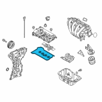 OEM 2018 Toyota Yaris iA Valve Cover Gasket Diagram - 11213-WB001