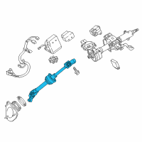 OEM 2014 Lexus ES350 Shaft Assembly, Steering Diagram - 45220-33330