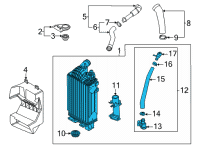 OEM 2022 Kia K5 Complete-Inter COOLE Diagram - 282702S320