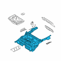 OEM 2007 Ford Freestyle Floor Pan Assembly Diagram - 5F9Z-7411215-BB