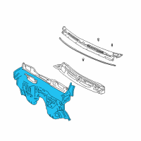 OEM 2001 Chevrolet Tracker Panel, Dash (On Esn) Diagram - 91177415