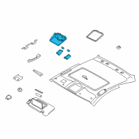 OEM Infiniti G25 Lamp Assembly Map Diagram - 26430-JL05A