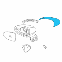 OEM 2012 Kia Rio SCALP-Outside Rear View Mi Diagram - 876261W010