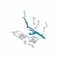 OEM 2010 Ford Edge Feed Line Diagram - AT4Z-9S284-C