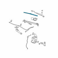 OEM 2009 Saturn Aura Front Blade Diagram - 22860195