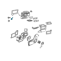 OEM Cadillac DeVille Actuator Diagram - 1996790