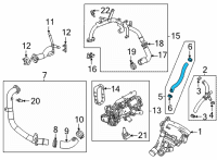 OEM Buick Water Hose Diagram - 12699841