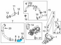 OEM 2022 Chevrolet Trailblazer Outlet Hose Diagram - 12673762