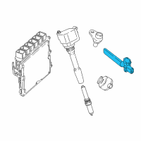 OEM 2015 BMW 750Li Engine Crankshaft Position Sensor Diagram - 13-62-8-623-437