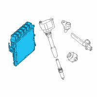 OEM 2018 BMW X3 BASIC COTROL UNIT DME Diagram - 12-14-5-A1B-0E4