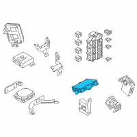 OEM 2019 Infiniti QX80 Body Control Module Controller Assembly Diagram - 284B1-6GW0A