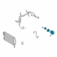 OEM 2019 Kia Sportage Pad U Diagram - 97701D9001DR