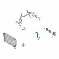 OEM 2017 Kia Sportage Discharge Hose Diagram - 97762D9000