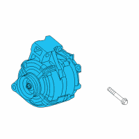 OEM Cadillac SRX Alternator Diagram - 13595199