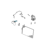 OEM Jeep Liberty Line-A/C Suction Diagram - 5072160AA