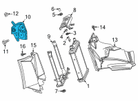 OEM Cadillac CT4 Bracket Diagram - 84572820