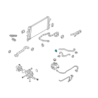 OEM Pontiac Inlet Hose Clamp Diagram - 90572589