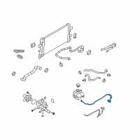 OEM Saturn Astra Inlet Pipe Diagram - 25192905