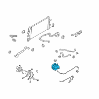 OEM Saturn Astra Reservoir Diagram - 93179469