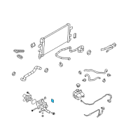 OEM 2011 Chevrolet Aveo Thermostat Housing Seal Diagram - 55578957