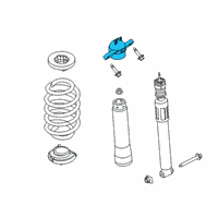 OEM 2022 Ford Bronco Sport BRACKET - SHOCK ABSORBER Diagram - LX6Z-18A161-B