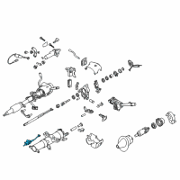 OEM 2011 Chevrolet Express 2500 Steering Column-Lower Shaft Diagram - 26092524