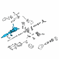 OEM 2019 GMC Savana 3500 Column Assembly Diagram - 84501609