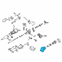 OEM 2017 Chevrolet Express 3500 Intermed Shaft Diagram - 23275359