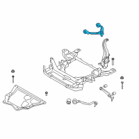 OEM 2019 BMW X6 Top Right Camber Correction Control Arm Diagram - 31-12-6-790-974