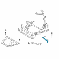 OEM BMW X5 Bottom Rubber Mount Wishbone, Right Diagram - 31-12-6-771-894