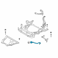 OEM 2013 BMW X5 Rubber Mounting Right Tension Strut Diagram - 31-12-6-791-396