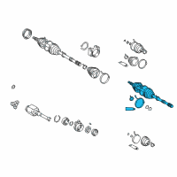 OEM Toyota RAV4 Outer Joint Assembly Diagram - 43470-49045