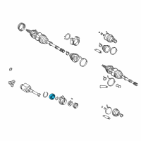 OEM Toyota Celica Inner Shaft Bearing Diagram - 90363-36001