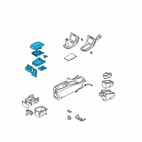 OEM 2002 Nissan Maxima Body-Console Diagram - 96911-3Y102