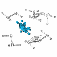 OEM 2012 Ford Explorer Knuckle Diagram - DB5Z-5B759-B
