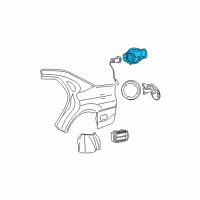 OEM 1998 Ford Taurus Fuel Pocket Diagram - YF1Z5427936AA