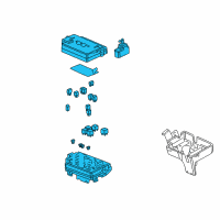 OEM 2005 Buick Rendezvous Block Asm-Accessory Wiring Junction Diagram - 15269736