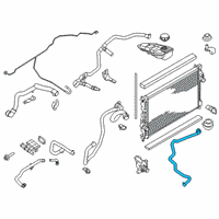 OEM 2019 Ford Transit Connect Inlet Hose Diagram - DV6Z-6B851-E