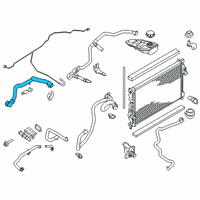 OEM 2020 Ford Transit Connect Lower Hose Diagram - KV6Z-8260-J