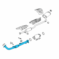 OEM 2013 Honda Accord Converter Complete Diagram - 18150-5A2-A50