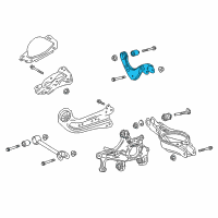 OEM 2020 Toyota C-HR Upper Control Arm Diagram - 48790-F4010