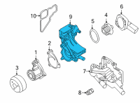 OEM 2022 Nissan Versa Thermostat Housing Diagram - 11061-5RB0A