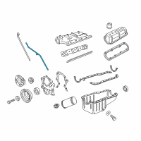 OEM Ford E-150 Econoline Club Wagon Tube Assembly Diagram - E6UZ-6754-A